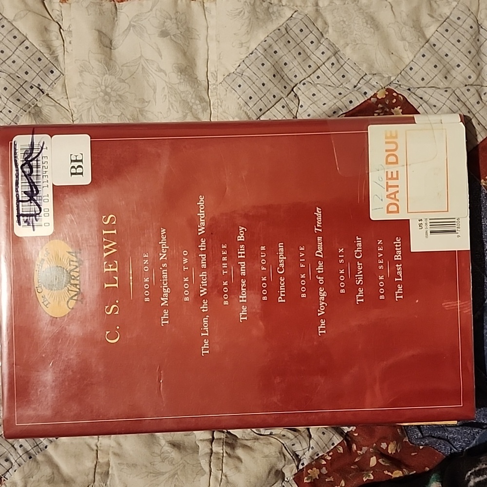 The Last Battle By C.S. Lewis Hardcover - Picture 2 of 2